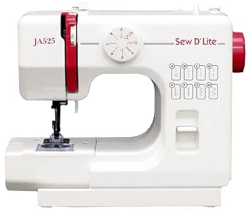 【中古】JANOME コンパクト電動ミシン sew D`Lite JA525