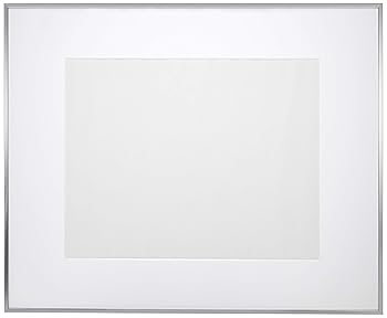 【中古】【39shop】FUJICOLOR★額縁 ワイドマットフレーム A5010 アクリル 半切 アルミ シルバー 303586(非常に良い)|ドリエム店