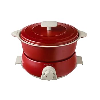 【中古】レコルト ポットデュオ フェット RPD-3 recolte POT DUO fete レッド