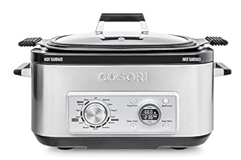 【中古】【39shop】COSORI★マルチクッカー 6クォート 11-in-1 プログラマブル スロー 炊飯器 ブラウン ソテー 茹でる スチーマー ヨーグルトメーカー オートウォー(非常に良い)|ドリエム店