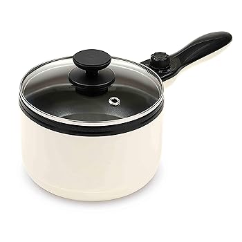 【中古】【39shop】LITHON★ライソン スープポット 1L KDPC-10AW ちょいなべ おひとりさま鍋 着脱式でお手入れ楽 スープ 夜食にも便利（非常に良い）｜ドリエム店