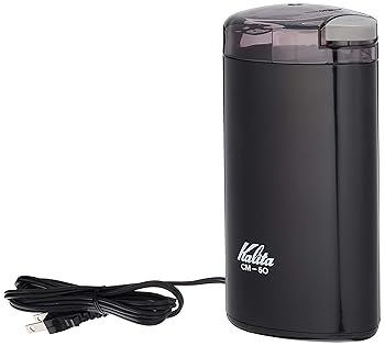 【中古】カリタKalita 電動 コーヒー ミル 日本製 ブラック CM-50