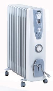 【中古】【39shop】TESYテシー★オイルラジエターヒーター 24時間ON/OFFタイマー CA1509E01TR(非常に良い)|ドリエム店