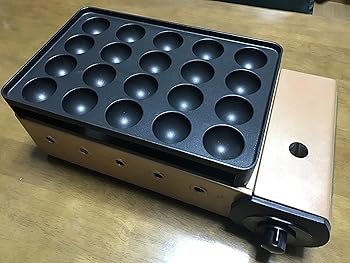 【中古】【39shop】イワタニ★カセットグリルたこ焼器 炎たこ 20穴 レシピ・竹串5本 CB-TK-A（非常に良い）｜ドリエム店