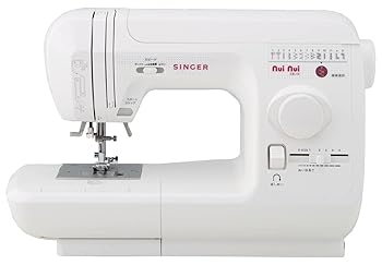 【中古】SINGER シンガー 電子ミシン nui nui CE-15 ホワイト