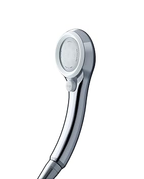 【中古】SANEIサンエイ シャワーヘッド レイニーメタリック ホワイト 約50%の節水効果 ストップ機能 PS-303-81XA-C