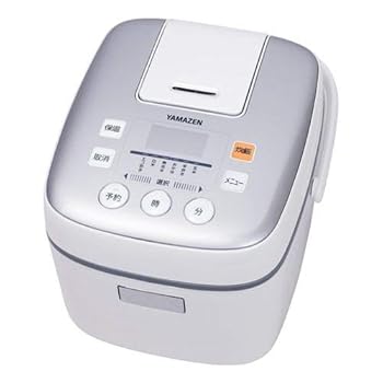 【中古】YAMAZEN山善 YJB-300-Sしろがね色 パソコン炊飯器 3合
