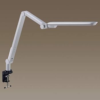 【中古】SQ-LC526-Wライトシルバーメタリック仕上 LEDスタンドライト クランプ式