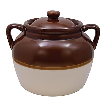 【中古】R ・ M インターナショナル 4.5 クオート の 大きな 陶器 豆 の 鍋 、 赤銅色 その他-キッチン用品・食器・調理器具