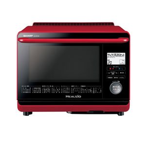 【中古】【39shop】シャープ★オーブンレンジ ウォーターオーブン ヘルシオHEALSIO 26L レッド AX-MP200-R(非常に良い)|ドリエム店