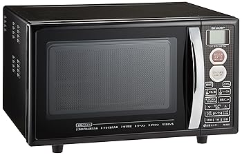 【中古】【39shop】シャープ★オーブンレンジ トースト機能 15L ブラック RE-S5D-B（良い）｜ドリエム店