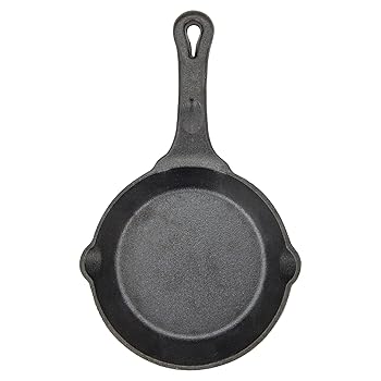 【中古】WINCO 6鋳鉄スキレット ブラック