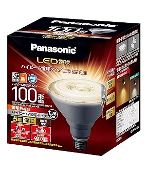 【中古】パナソニック LED白熱電球 口金差しわたし26粍 白熱電球100W形好いかげんに 白熱電球色好いかげんに7.1W 御機嫌光束白熱電球手合い 密閉物の具相応う LDR7LWHB10