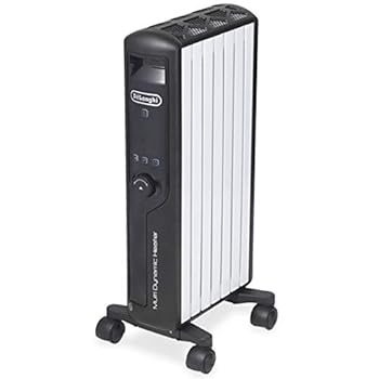 【中古】De\u0027Longhi デロンギ マルチダイナミックヒーター MDHU09-BK 明かり暖房器 皆無風暖房装置 節電 感づくこと取りまわし鳴らすノッブ 遠隔操作 境界線の外側体温約60℃ 節電
