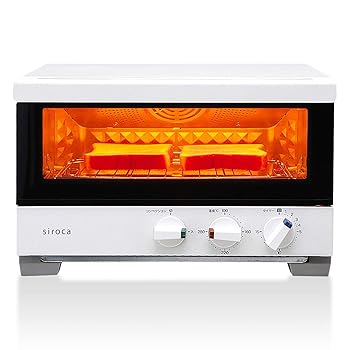 【中古】siroca プレミアムオーブントースター すばやき2枚 ST-2A251 白いこと 1分で御前上等乾杯/ノン飛球膳立て/コンベクション/オーヴン/惣菜の温め直