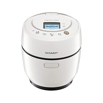 【中古】シャープ ヘルシオ ホットクック 電気調理鍋 無水鍋 1.0L 1~2人用 スマホ連携 2段調理 ホワイト KN-HW10E-W