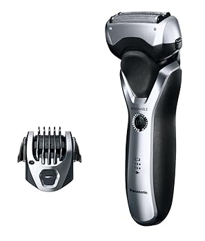 【中古】パナソニック メンズ電気カミソリ 3枚刃 しろがね色調 ES-RT46-S