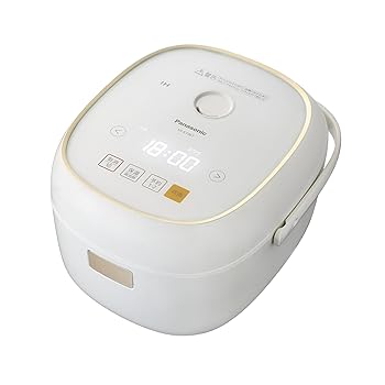 【中古】パナソニック 炊飯器 3.5合 IH式 ホワイト SR-KT067-W