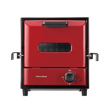 【中古】レコルト スライドラックオーブン デリカ  RSR-1R  recolte Slide Rack Oven Delicat 赤いこと