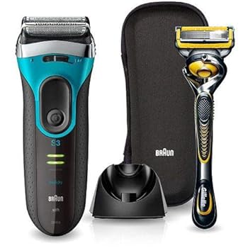 【中古】ブラウン メンズ電気シェーバー シリーズ3 3080s-B-P1 ブルー