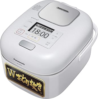 【中古】【39shop】パナソニック★炊飯器 3合 一人暮らし 可変圧力IH Wおどり炊き 豊穣ホワイト SR-JW058-W（非常に良い）｜ドリエム店