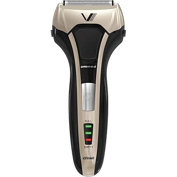 【中古】【39shop】マクセルイズミ★IZUMI 電気 シェーバー 4枚刃 往復式 ゴールド IZF-V558-N(良い)|ドリエム店