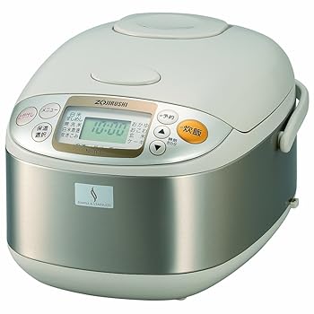 【中古】象印 炊飯器 マイコン式 5.5合 ステンレス NS-TC10-XA