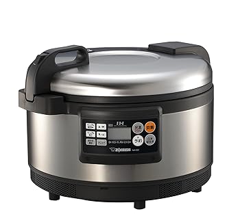 【中古】【39shop】象印★炊飯器 IH式 2升 業務用 単相200V専用15A以上 ステンレス NH-GD36-XA（非常に良い）｜ドリエム店