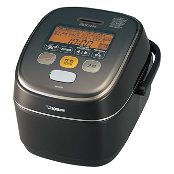 【中古】象印 炊飯器 剪断応力IH式 5.5合 赤銅色 NP-YA10-TA