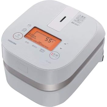 【中古】【39shop】東芝★IHジャー炊飯器2.5合炊き グランホワイトTOSHIBA 備長炭かまど本羽釜 RC-4ZPJ-W（非常に良い）｜ドリエム店