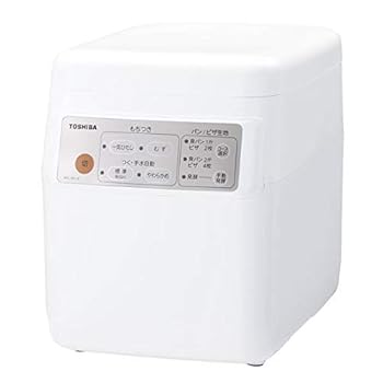 【中古】東芝 もちつき機　2合～1升用　グランホワイトTOSHIBA　もちっ子生地職人 PFC-M116-W 上開き ホワイト
