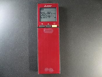 【中古】【39shop】三菱★ルームエアコン 霧ヶ峰用 リモコン レッド XG162M21 EE1 426(良い)|ドリエム店