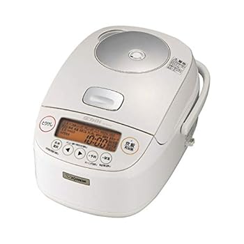 【中古】【39shop】象印★圧力IH炊飯ジャー5.5合炊き ホワイトZOJIRUSHI 極め炊き NP-BH10-WA(良い)|ドリエム店