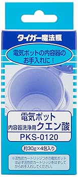 【中古】タイガー魔法瓶TIGER クエン酸 電気 ポット ケトル 内容器洗浄用 ホワイト PKS-0120 Tiger