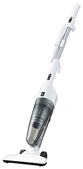 【中古】【39shop】ツインバード★掃除機 コード式 スティック掃除機 ハンディクリーナー サイクロン 軽量 2WAY パワフル 自立式 ホワイト 白 TC-E123SBK(良い)|ドリエム店