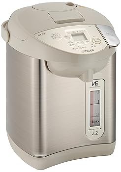 【中古】虎 魔法瓶 明かり ポット 2.2L ベージュ 節電 VE 保温 とく子さん PIK-A220-C Tiger