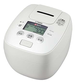 【中古】【39shop】タイガー★炊飯器 5.5合 圧力 IH アーバンホワイト 炊きたて 炊飯 ジャー JPB-H101-WU Tiger（非常に良い）｜ドリエム店