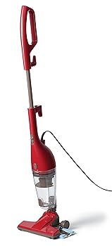 【中古】ツインバード 掃除機 サイクロン ワイパー スティッククリーナー フキトリッシュα コード式 ハンディ 布団掃除機 3WAY レッド TC-5165R
