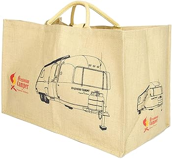 【中古】Oregonian Camper トートバッグ ジュートキャリオール トレイラー