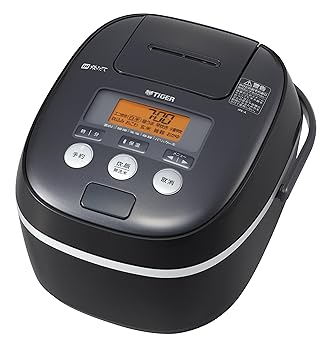 【中古】【39shop】タイガー魔法瓶TIGER★炊飯器 5.5合 IH 土鍋コーティング 時短早炊き機能 ブラック 炊きたて JPE-A100-K(良い)|ドリエム店