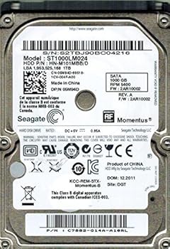 【中古】Seagate 2.5inch HDD ST1000LM024 1TB 5400rpm S-ATA2 9.5ｍｍ