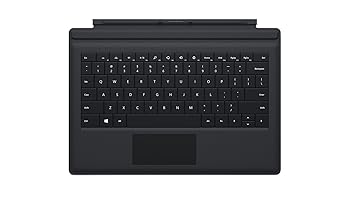 【中古】【39shop】2014★Newest Thin Microsoft Type Cover With Pen Holder Backlit & Gesture mechanical keyboard for Surface Pro 3 - BLACK 並行輸入(良い)|ドリエム店