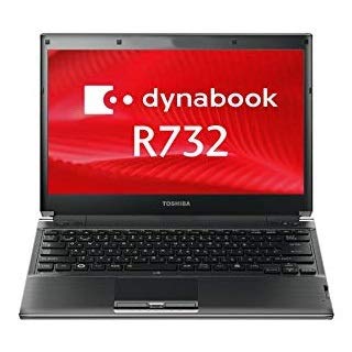 【中古】【39shop】中古★ダイナブック dynabook R732/F PR732FAA13BA51 / Core i5 3320M2.6GHz / HDD:320GB / 13.3インチ / ブラック(良い)|ドリエム店