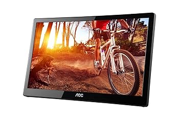 【中古】AOC 15.6in USB繋ぎ合わせる 管する  1366 x 768 / TN / 8ms  E1659FWU-GP4R