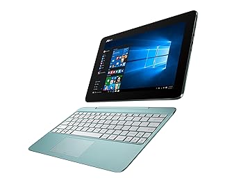 【中古】【39shop】ASUS★2in1パソコン T101HA/10.1型日本正規代理店品Atom x5-Z8350 /限定モデルは標準4Gメモリ/ eMMC64GB/グリーン/T101HA-GR031T(良い)|ドリエム店