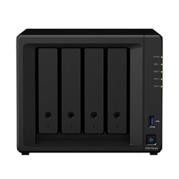 【中古】NAS一揃いの道具Synology DiskStation DS418play 4ベイ / デュアル中核グループ中央処理装置積み上げる / 2GB記憶装置積み上げる マルチメディアシステムサーヴァーに至適