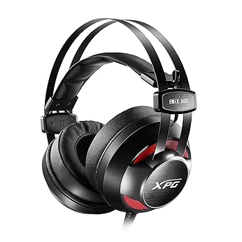 【中古】ADATA XPG EMIX H30ゲーミングヘッドセット + SOLOX F30アンプリファイアー F30+EMIX H30 その他-パソコン・周辺機器