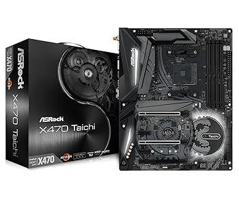 【中古】ASRock AMD X470心付け書き割り積み上げる ATX母ちゃんゲーム盤 X470 TAICHI