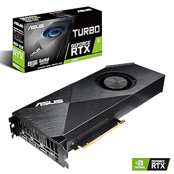 【中古】ASUS NVIDIA Turbo RTX 2080 8GB GDDR6 HDMI/2DisplayPort/USB Type-C PCI-Express 録画媒体歌留多