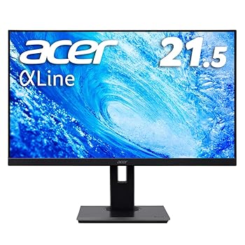 【中古】日本エイサー Acer 管する AlphaLine B227Qbmiprzx21.5in IPS 非光輝 盛りだくさん固定ディスク 4ms ミニD-Sub 15いの一番 VESAマウント相応う 金棒引き内蔵 高さ